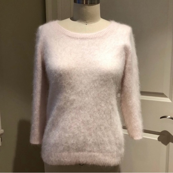 Club Monaco Angora pink Sweater - Picture 1 of 4